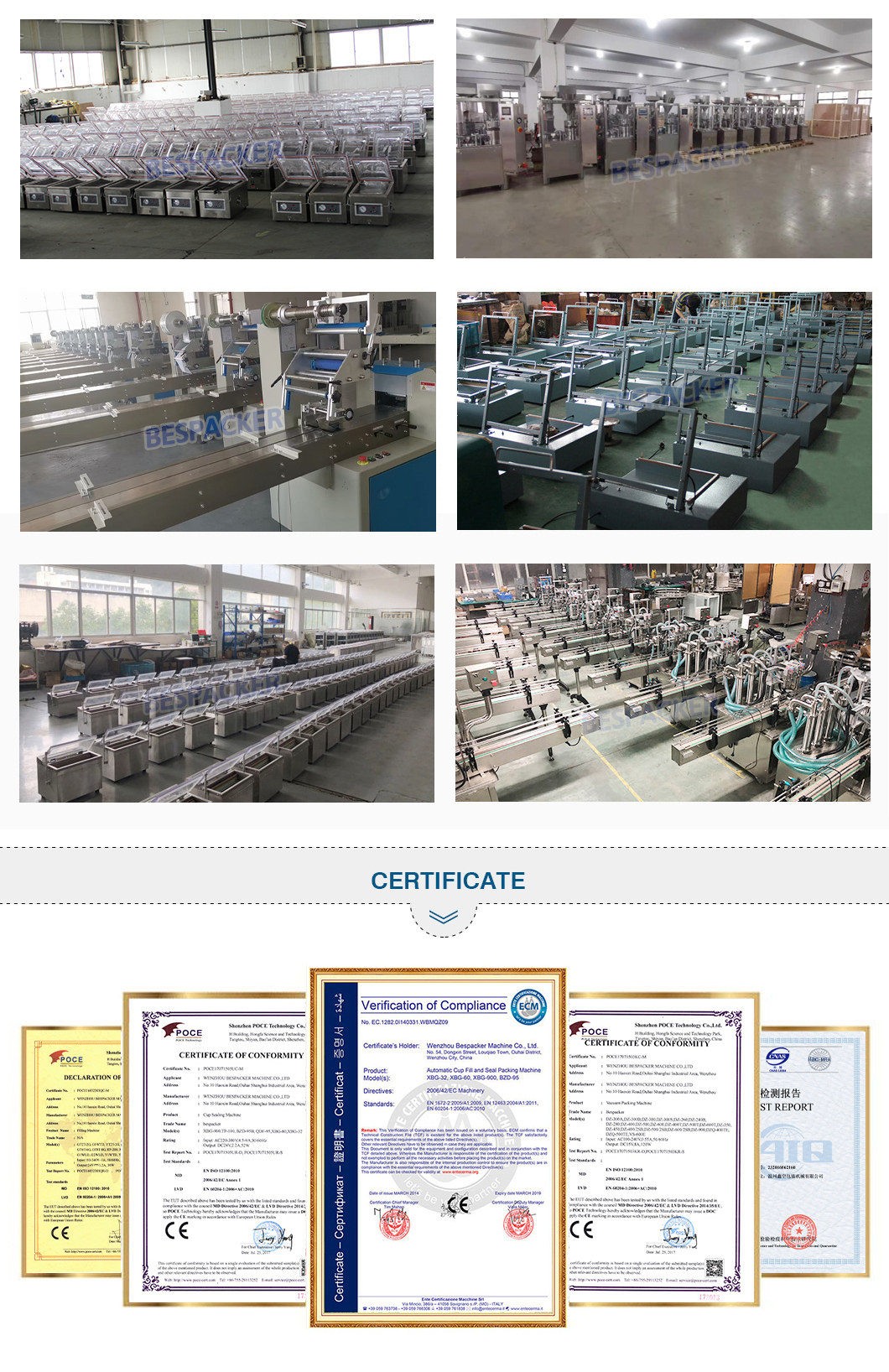 Bespacker machine Manufacturers