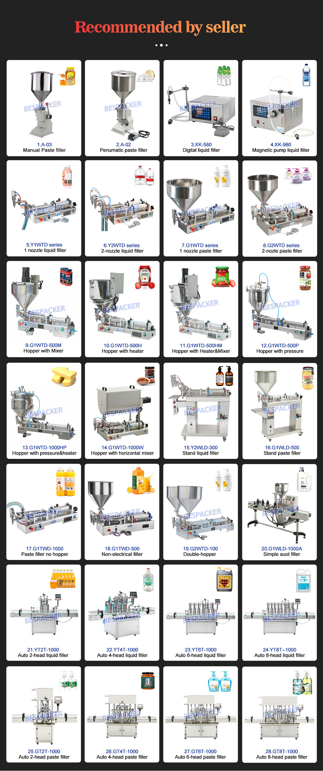 Bespacker machine Manufacturers