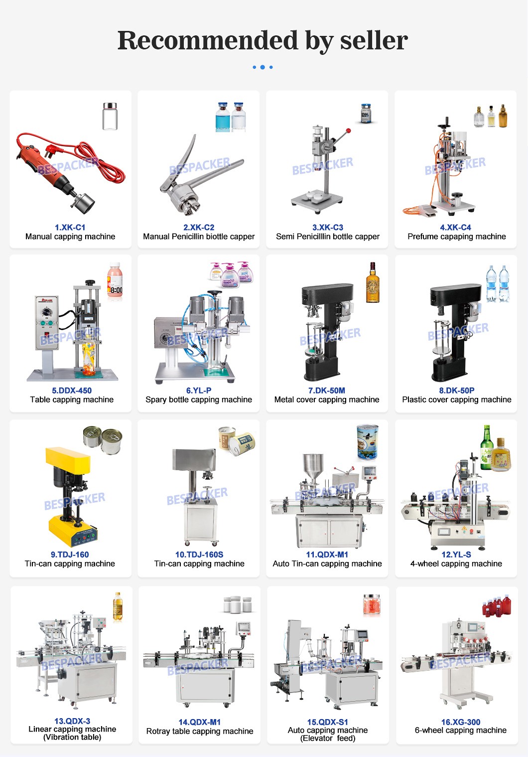 Bespacker machine Manufacturers