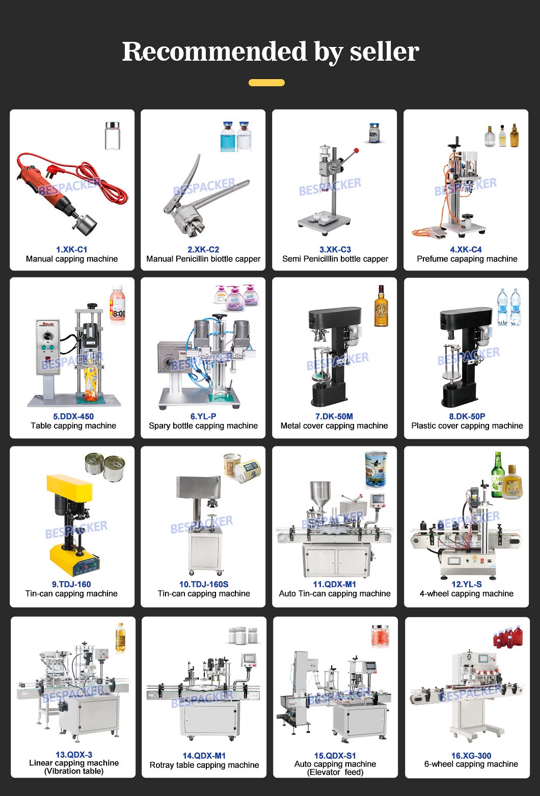 Bespacker machine Manufacturers