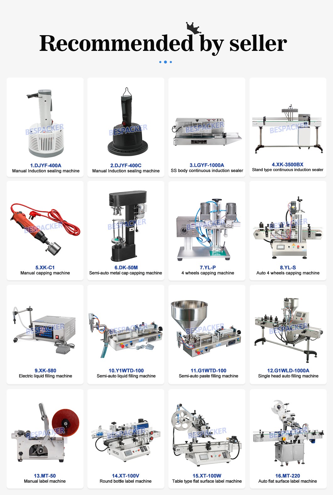 Bespacker machine Manufacturers