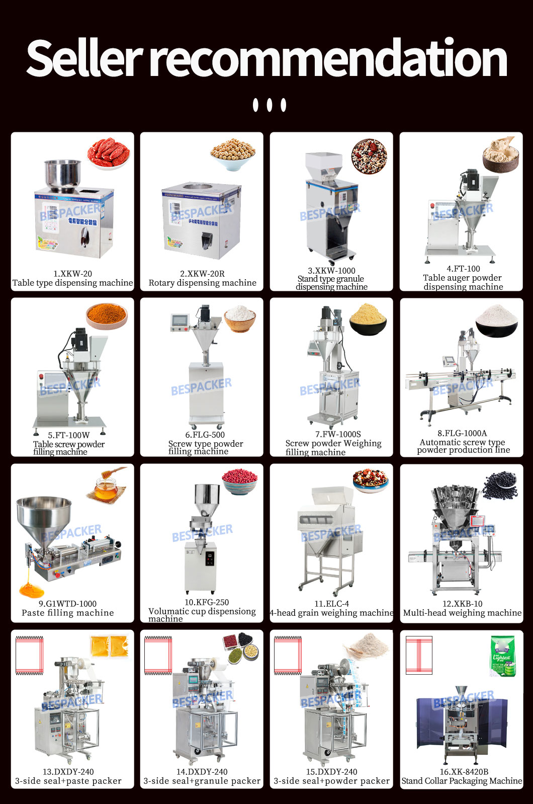 Bespacker machine Manufacturers