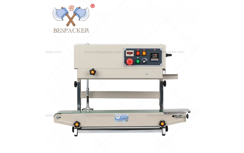 Bespacker FR-880LW vertical water bag sealer with counter