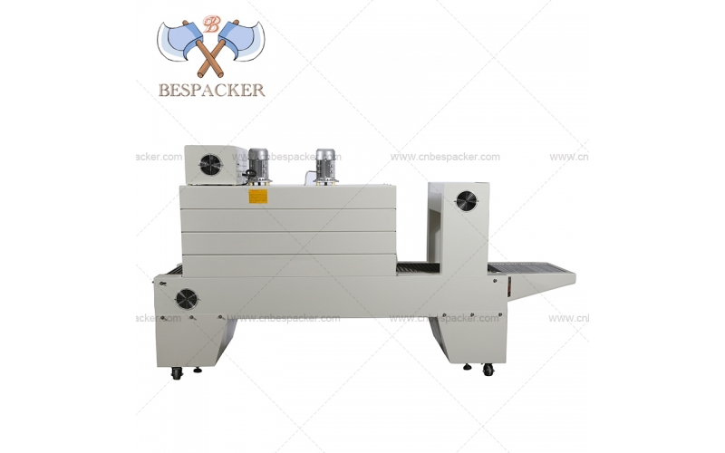 ?Bespacker BSE-5040A auto PE film shrink tunnel bottle sleeve cutting wrapping shrink machine