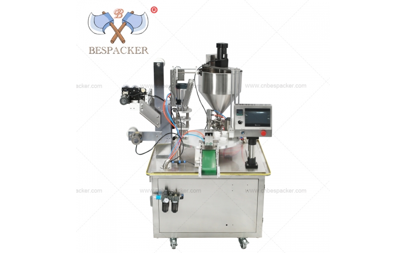 XBG-900 rotary cup ice cream filling sealing machine