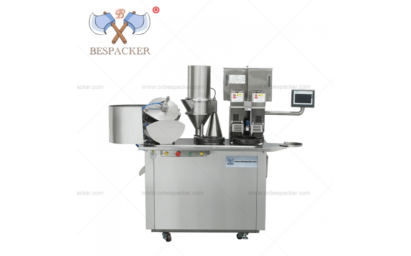 Bespacker XKL-6T 2-head 00# pellets filling machine