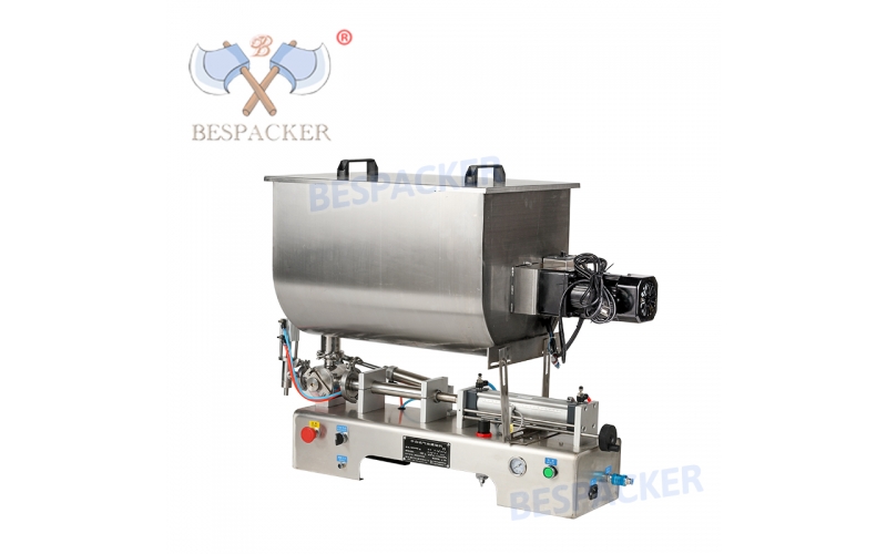 Bespacker G1WTD-1000W Hot pot sauce filler with mixer