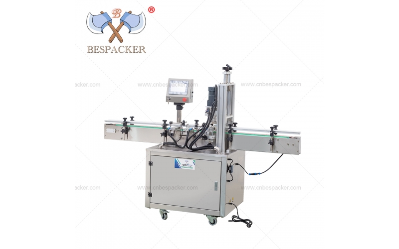 Bespacker YL-F Auto 4-wheel spary essential oil bottle capping machine