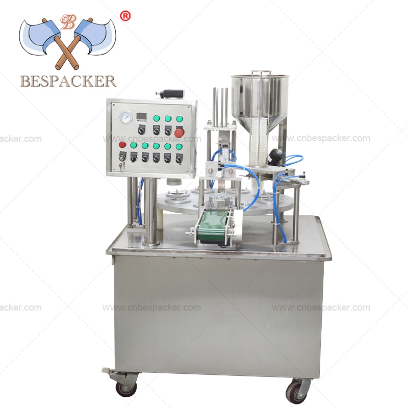 XBG-900 beverage cup filling and sealing machine