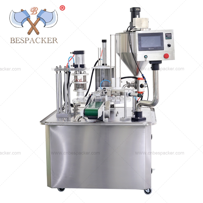 XBG-900 Automatic yogurt cup filling and sealing machine