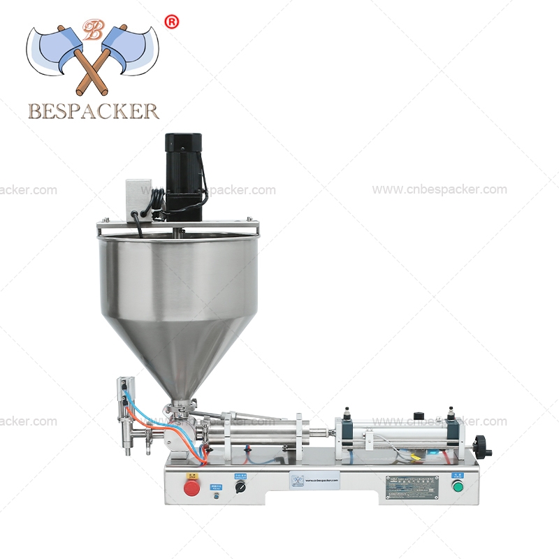 Bespacker G1WTD-1000M Pepper chili paste filling machine with mixer