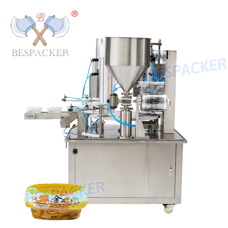 XBG-900 Automatic rotary type ketchup cup filling and sealing machine