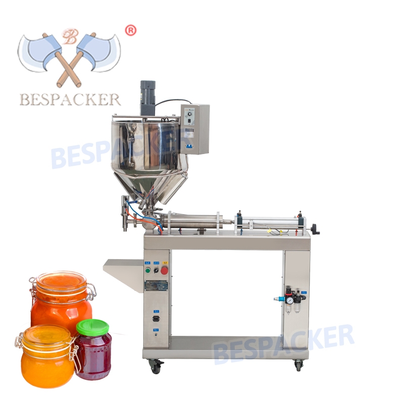 Bespacker G1WLD-1000HM Syrup honey filler with heater mixer