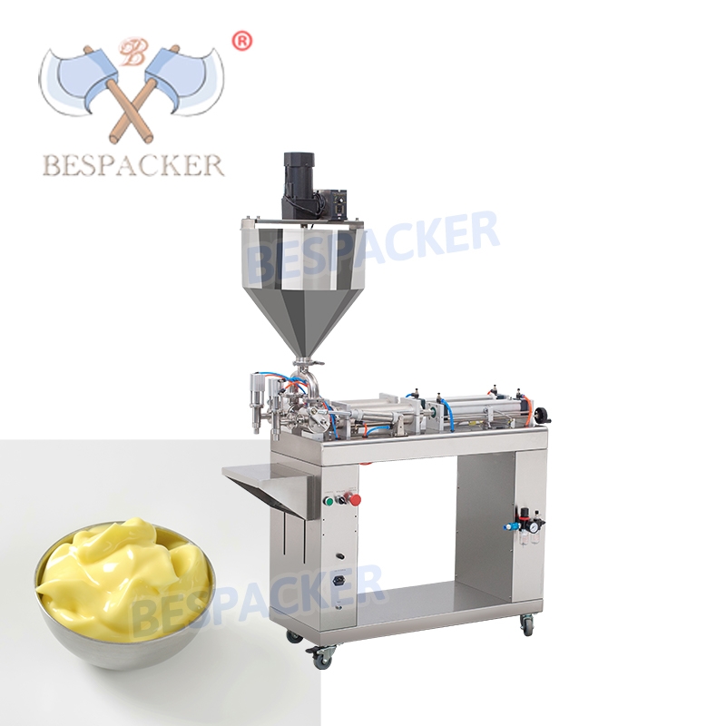 Bespacker G2WLD-1000M Pepper chili paste filling machine with mixer